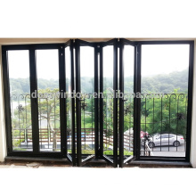 Order from china direct main entrance doors design double glass bi-folding door with low-e coating